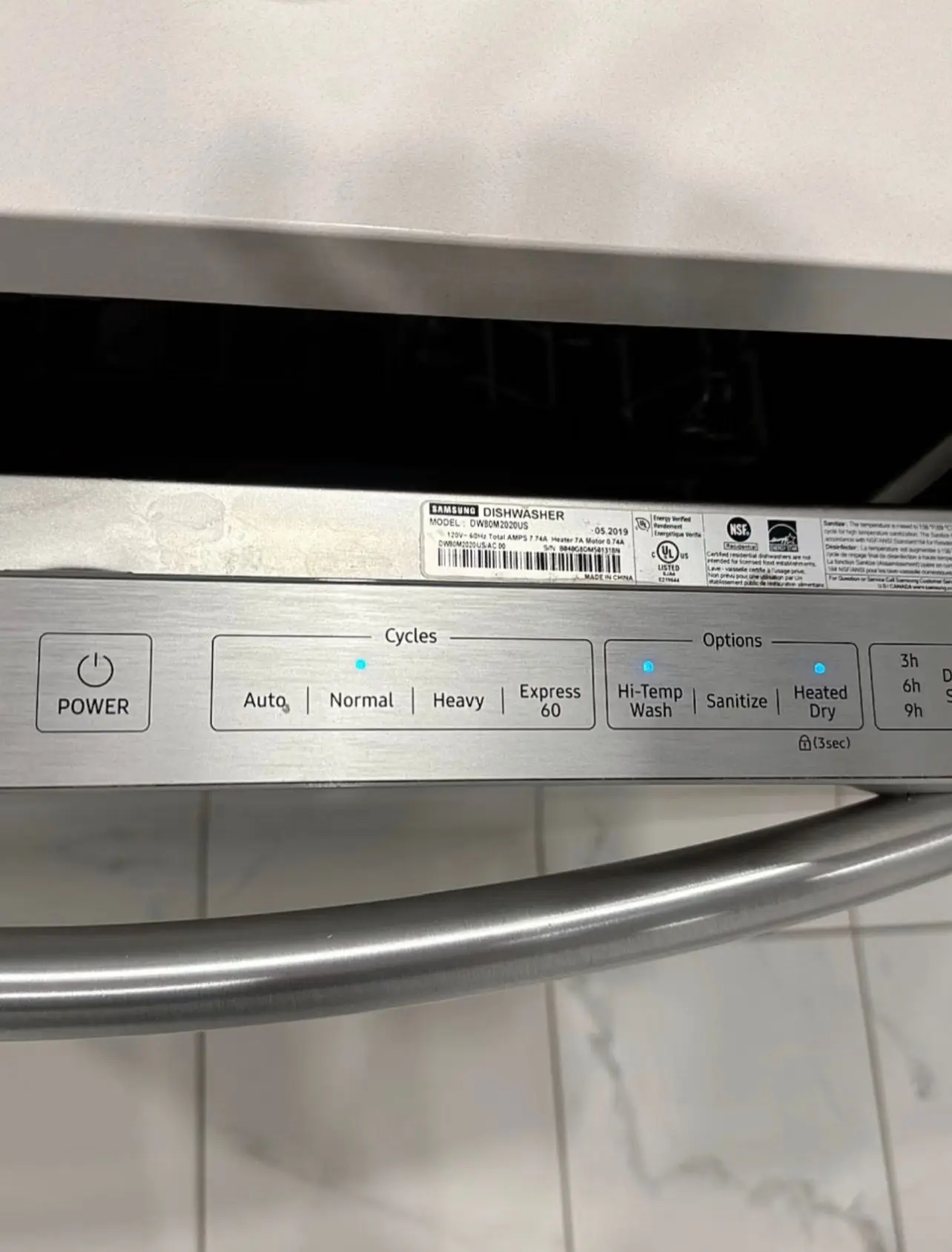 Samsung dishwasher not draining, troubleshooting guide for Halifax homeowners